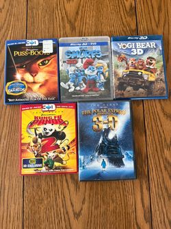5 3D Children’s Blu-ray’s