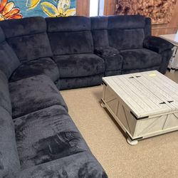 Electric Power Reclining Sectional