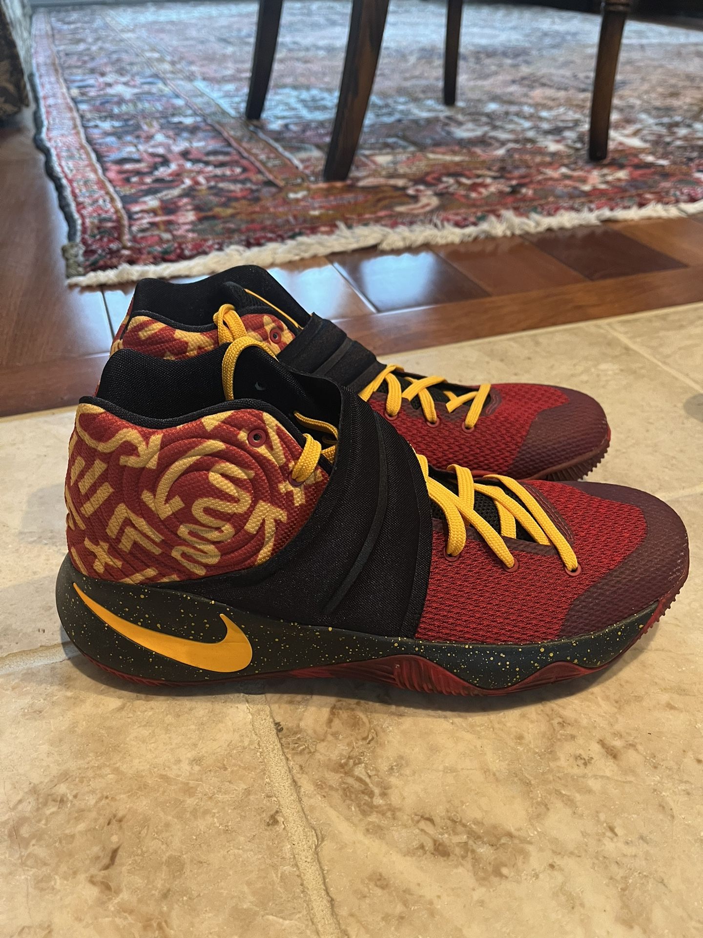 Custom Kyrie Irving Basketball Shoes Size