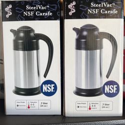 NSF Carafe 24oz steelvac 