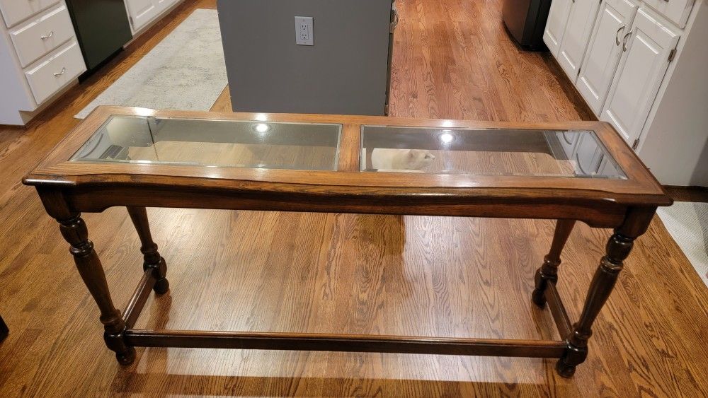 Wood Console Table