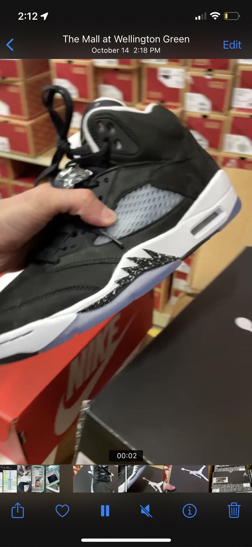 Jordan 5  ‘Moonlight’ CHECK DESCRIPTION BELOW