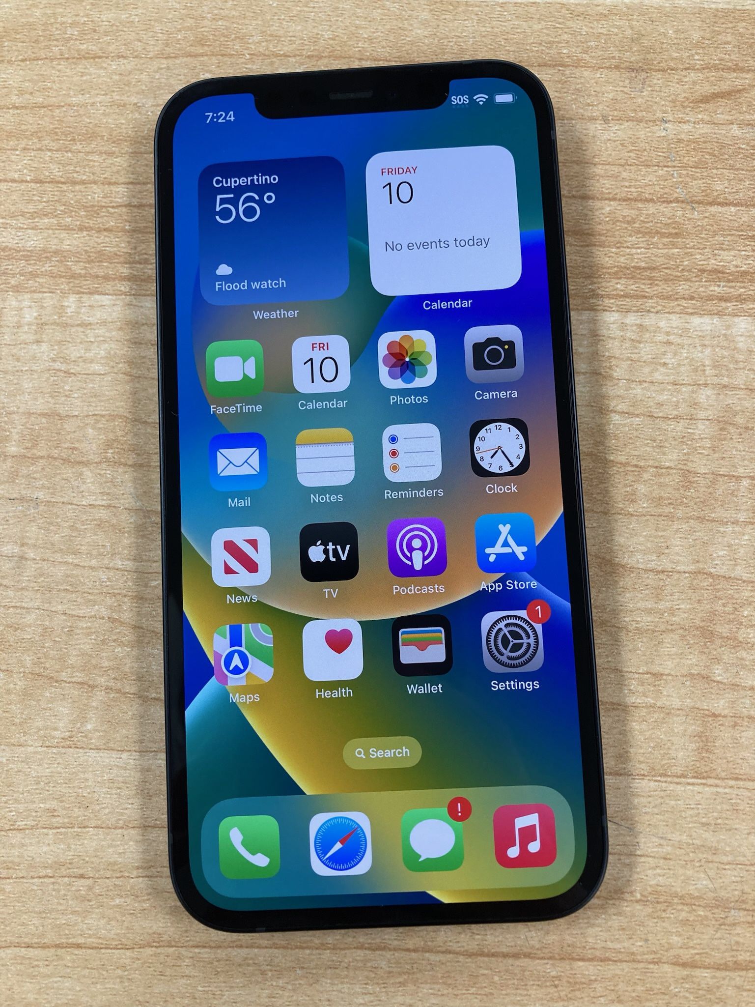 APPLE IPHONE 12 64GB T MOBILE CELLPHONE BLACK