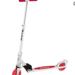 Kick Scooter for Kids, Red & Silver