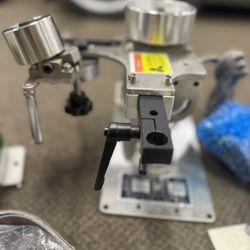 110V 550W Electric Professional Bench Belt Sander Powerful 0.8 HP Bench Belt Sander with two 1 x 30 Inch Belts for Woodworking, Plastic, Aluminium, Ir