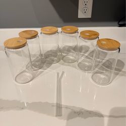 6 Glass Cups