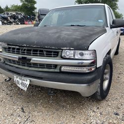 For Parts Only 2001 Chevrolet Silverado 1500 V6 4.3L 4L60 Trans 