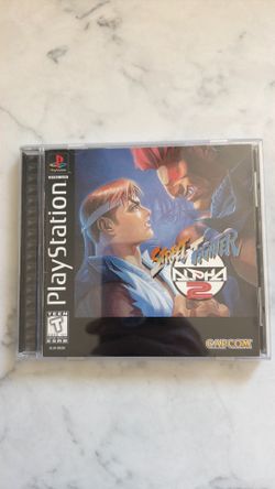 Street Fighter Alpha 2 PlayStation Game PSX PS1