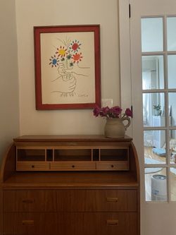 Rolltop Desk with hutch