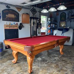 Pool Table Goldenwest 8ft ( Free Delivery & Set Up & New Color Felt Of Your Choice ) 