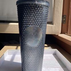 Black Oilslick Starbucks Studded Tumbler Cup