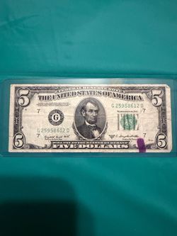 1950C $5 bill