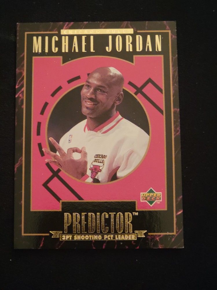 The Infamous "Illuminati" Michael Jordan Upper Deck Card Perfect Condition