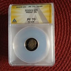 2019S  GRADED PR70 Roosevelt Dime
