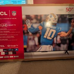 Brand New In Box TCL S-Class 50-in UHD Google Smart TV 