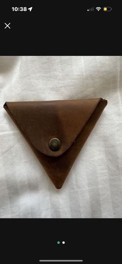 Real Leather Fun Wallet - NEW Never Used! 