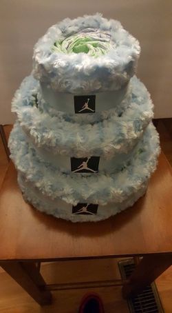 Jordan Diaper cake