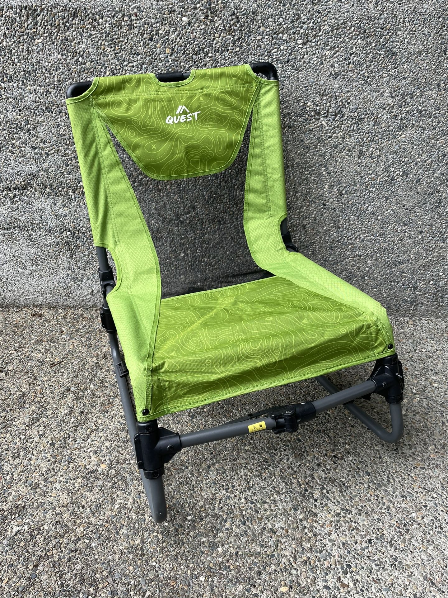 Quest Collapsible Low Rock Camping Chair
