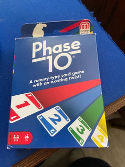 Phase 10 Card Game by Mattel