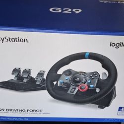 Logitech G29 Driving Force Racing Wheel And Floor Pedals for PlayStation 4/5