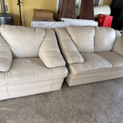 Leather Sofa Set