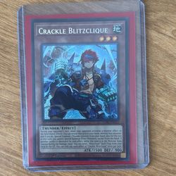 Crackle Blitzclique CORI-EN012 Secret Rare Yugioh