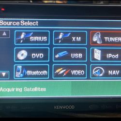 Kenwood Double Din Touchscreen Car Dvd/cd With Bluetooth And Navigation