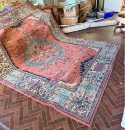 Large Egyptian Wool Area Rug 125β x 92β