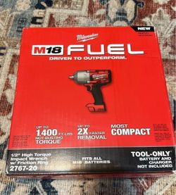 Milwaukee new 1/2” high torque impact wrench