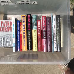 Hardcover Crime Novels, One Autographed!