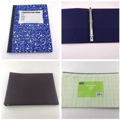 Notebooks, Binders, Ledgers (New and Used) (See Description for Individual Pricing)
