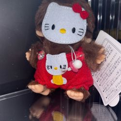 Monchichi Hello Kitty Edition 