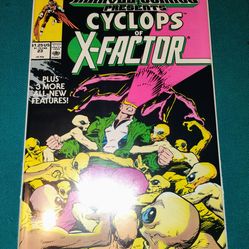 Cyclops of X-Factor Issue #24 ( Vintage Marvel Comics July 1989 )