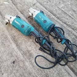 2 Makita Plug In Grinders Makita Angle Grinder