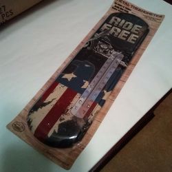 Ride Free Metal Thermometer. Indoor Or Outdoors. New. Nice Gift