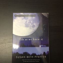 Life as we knew it book