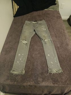 Purple jeans