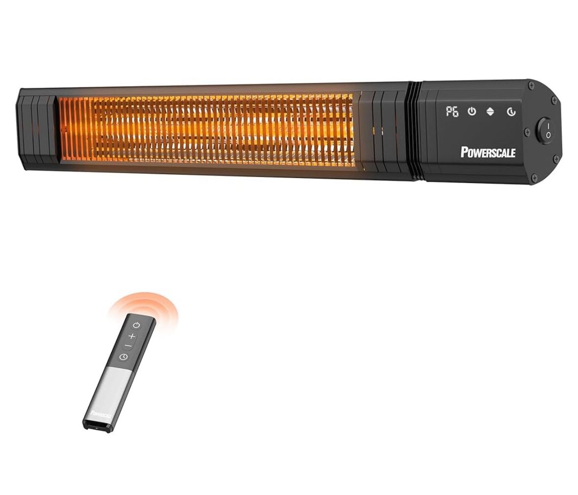 33” Infrared Heater 24H Timer Outdoor Heater, IP65 Brane New