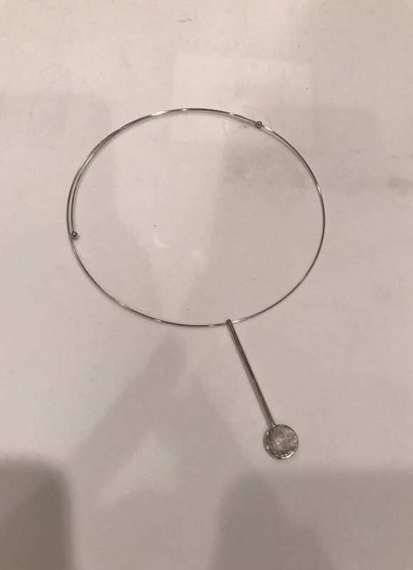 Necklace - Choker silver