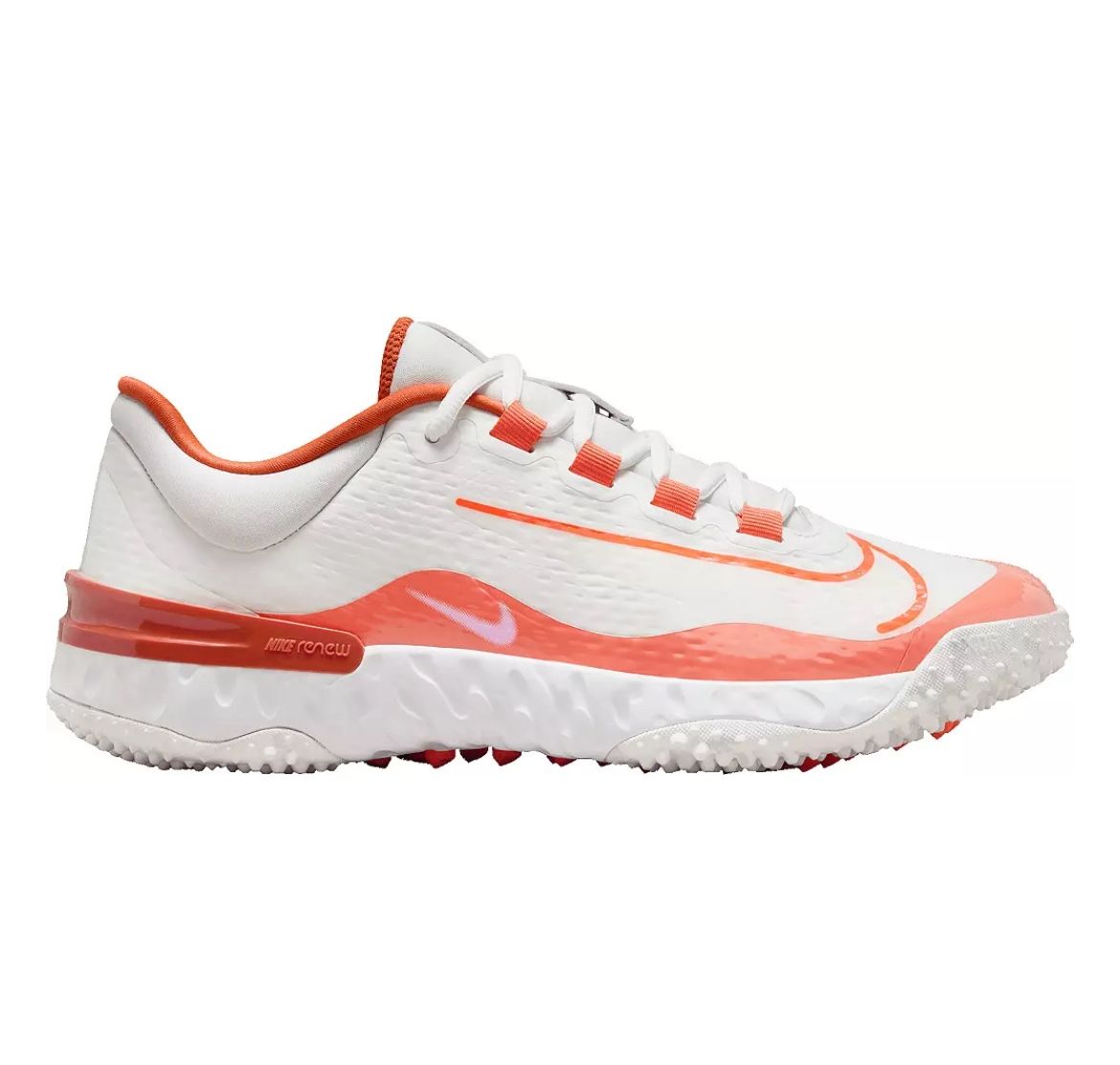 Nike Alpha Huarache Elite 4 Turf Softball Orange Womens Size 9 New FD2746-101