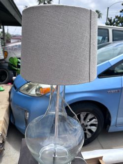 Room lamp with table