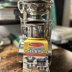 Melissa & Doug. Pots And Pan For Kids 