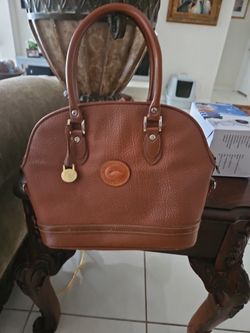 Vintage Dooney & Bourke Brown Bag With Shoulder Strap