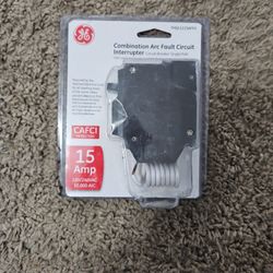 GE Combination Arc Fault Circuit Interrupter 15 Amp