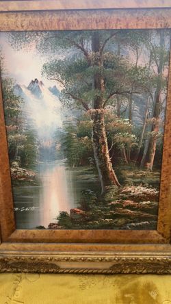 M. Scott Oil Painting