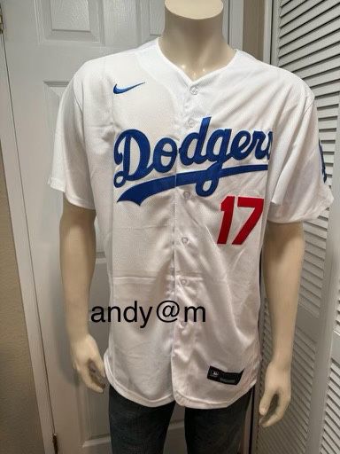 Shohei Ohtani #17 Los Angeles Dodgers White  Stitched Jersey 