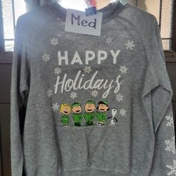 Charlie Brown Snoopy Christmas Child Med Sweatshirt