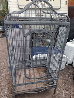 Large Wrought Iron Bird Cage