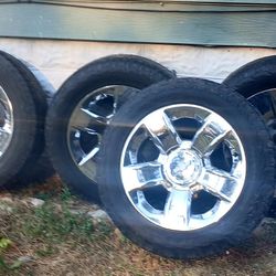 Chevy 20 Inch Chrome Rims 