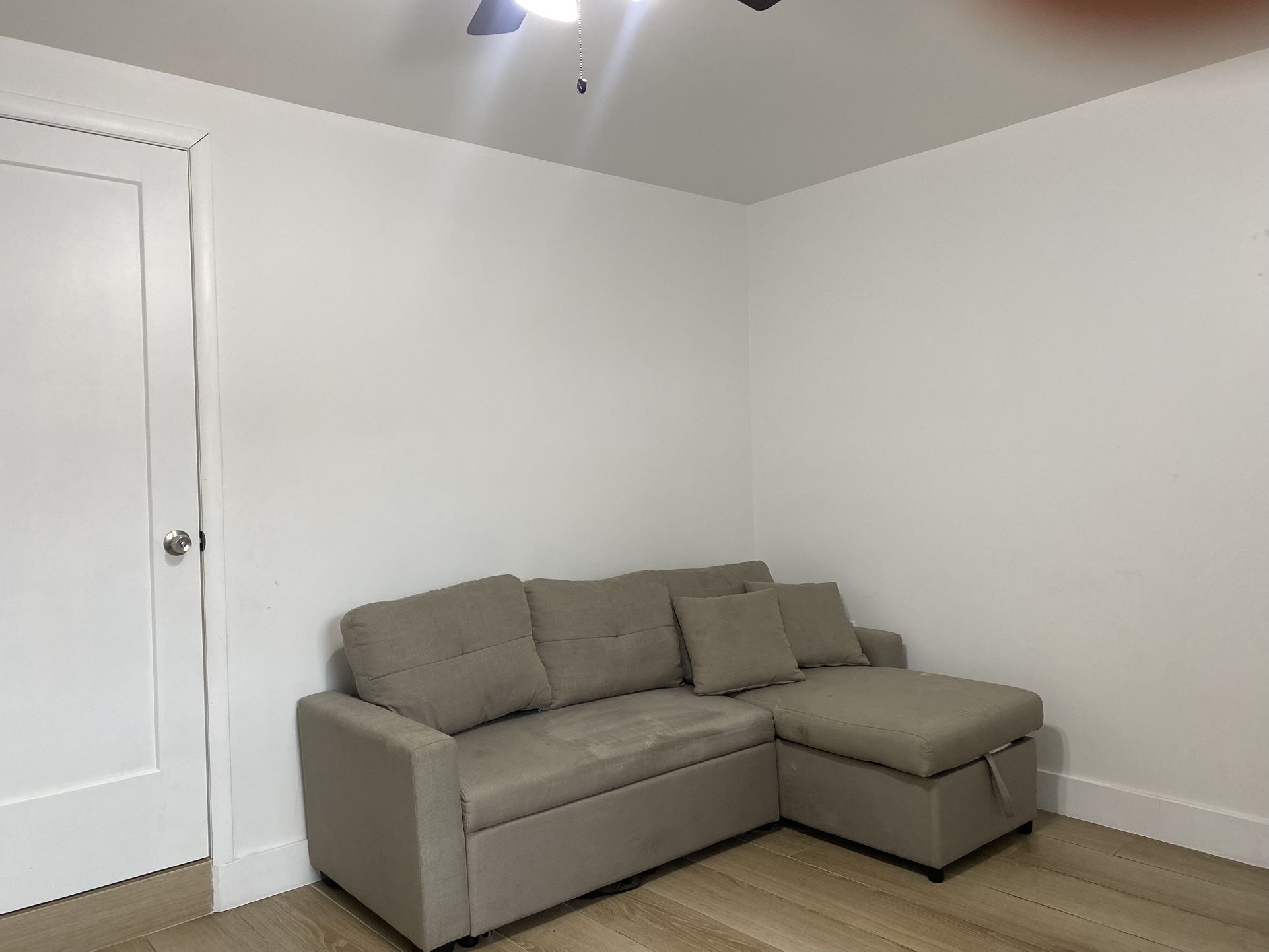 L-shape Sofa Bed With Storage, Used Only 6 Months 